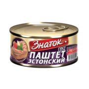 Паштет ЗНАТОК Эстонский ж/б 230гр ключ ГОСТ 1/24шт