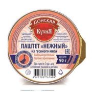Паштет Нежный Из гусиного мяса 90гр Донская кухня