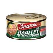 Паштет ЗНАТОК печеночный со сливоч.маслом ж/б 230гр ключ ГОСТ 1/24шт