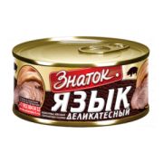 Язык деликатесный ж/б 325гр ТУ ЗНАТОК 1/12шт