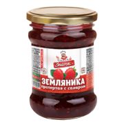 Земляника протертая с сахаром ст/б 280гр ЗНАТОК 1/12шт