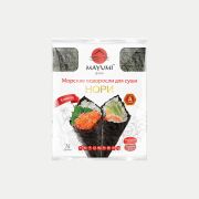 Нори (морская капуста для суши) 14гр Маюми
