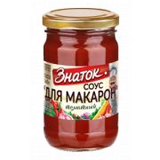 Соус для макарон Томатный ст/б 360гр ЗНАТОК 1/8шт