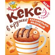 Кекс в кружке КАРАМЕЛЬНО-МЕДОВЫЙ 50 гр 1/24