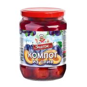Компот из сливы ст/б 680мл ЗНАТОК 1/8шт