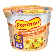 Пюре картофельное с сухарями 40гр РОЛЛТОН 1/24шт
