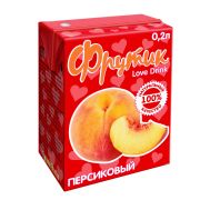Напиток сокосодержащий д/дет.питания Персиковый т/п 0,2л ФРУТИК 1*27