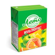 Напиток сокосодержащий Мультифруктовый т/п 0,2л ЛЕТО 1*27