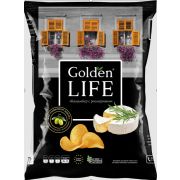 Чипсы картофельные Golden Life со вкус.КАМАМБЕРА с розмарином 90 гр
